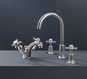Grosvenor Pinch Chrome - TAP 'N' SHOWER