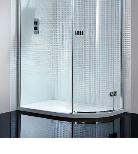 Just Trays Offset Quadrant - TAP 'N' SHOWER