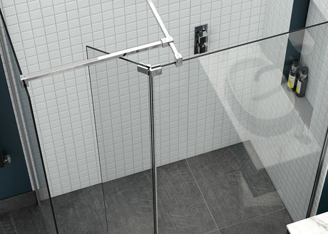 Kudos Deflector Panels for Wetroom Screens - TAP 'N' SHOWER