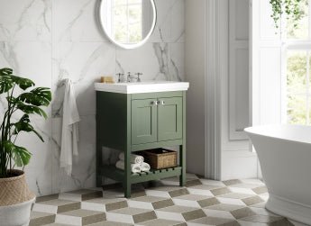 Launde Abbey Floor Standing Vanity Unit - TAP 'N' SHOWER