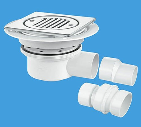 Mcalpine Horizontal Outlet Floor Gullys - TAP 'N' SHOWER