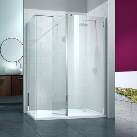 Merlyn 8 Series Swivel Walk-In Enclosures - TAP 'N' SHOWER
