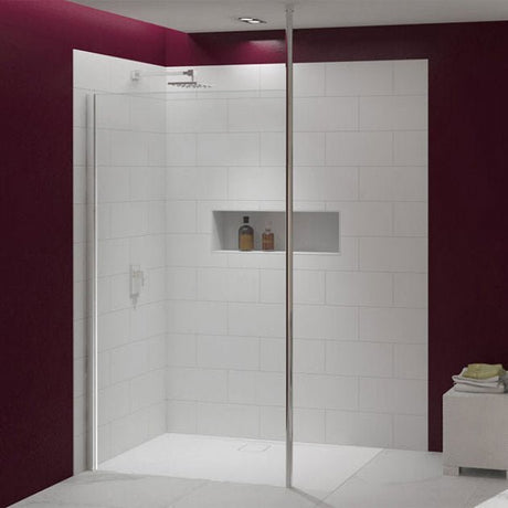 Merlyn 8 Series Vertical Brace Shower Walls - TAP 'N' SHOWER