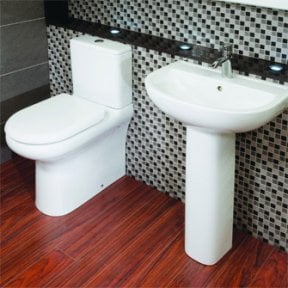 RAK Compact Bathroom Range - TAP 'N' SHOWER