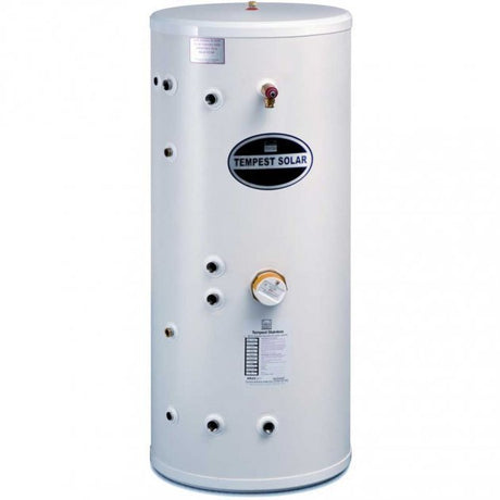 Telford Tempest Solar Twin Coil Unvented INDIRECT Stainless Steel Hot Water Cylinders - TAP 'N' SHOWER