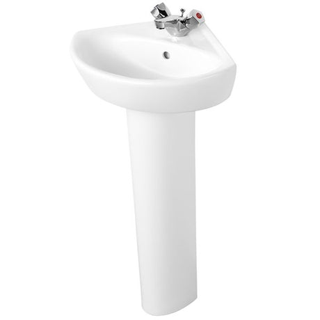 Armitage Shanks Corner Installation Basins - TAP 'N' SHOWER
