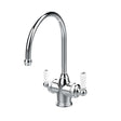 PERRIN & ROWE 1937 POLARIS 3-IN-1 INSTANT HOT SINK MIXER Pewter