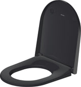 Duravit D-Neo anthracite soft close toilet seat and cover