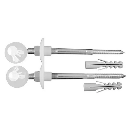 Duravit Fixing kit for Wall Hung Toilet and Bidet White Caps - 0065000000
