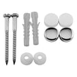 Duravit Duravit D - Code WC Fixation Kit - Chrome - 0067011000 - TAP 'N' SHOWER