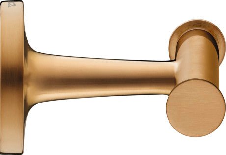 Duravit Starck T Wall Mounted Double Towel Hook 60 x 76 x 50mm - Brushed Bronze - 0099300400 - TAP 'N' SHOWER