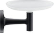 Duravit Starck T Wall Mounted Glass Soap Dish 140 x 119 x 66mm - Matt Black - 0099334600 - TAP 'N' SHOWER