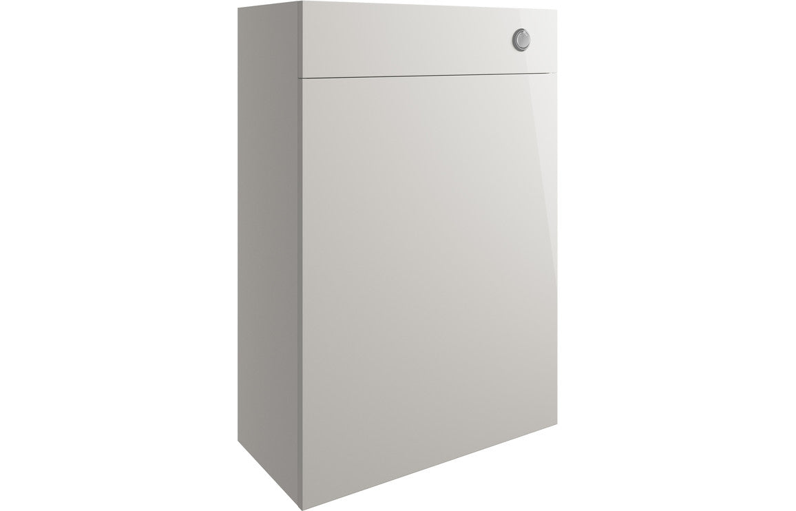 Prystine Visalia WC Unit 600mm - Onyx Grey Gloss - PRIS2787