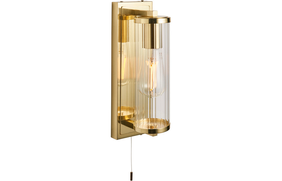 Prystine Vado Wall Light - Brushed Brass - PRIS106311