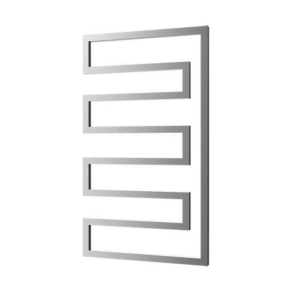Radox Essence 1010mm x 580mm chrome heated towel rail with modern designer zigzag style