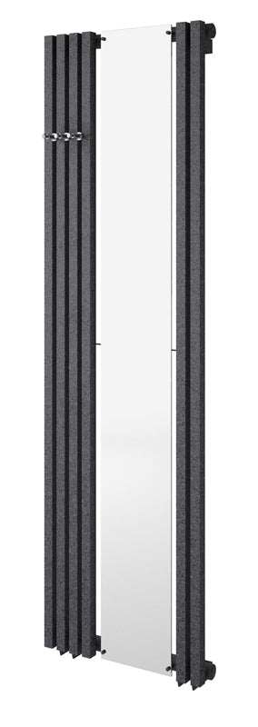 Radox Image D 1800mm H stainless steel designer radiator with modern vertical panel design