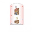 Telford Tristar Thermal Store 1800mm x 450mm Open-Vented Cylinder with Solar Thermal Coil - 250 Litre - Blue - TSV250/2615
