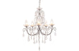 Prystine Lafayette 5 Arm Chandelier Ceiling Light - Chrome - PRIS106303
