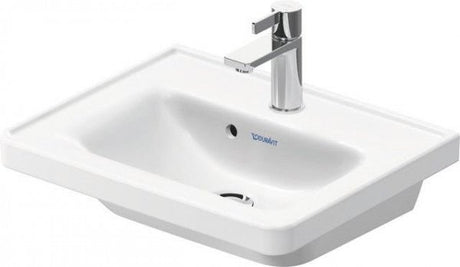 Duravit D - Neo 1 Tap Hole Ceramic Handrinse Basin 500mm x 400mm x 150mm - White - 0742503200 - TAP 'N' SHOWER