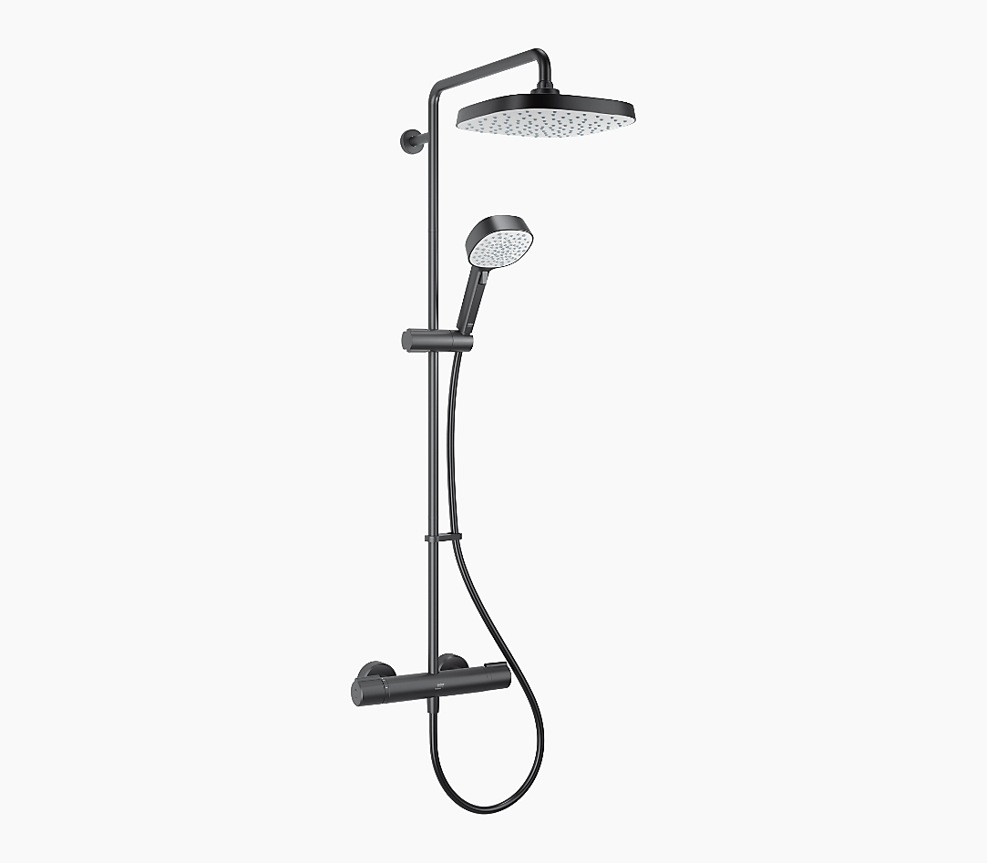 Mira Relate  ERD Shower Mixer - Matt Black - 1.1836.467