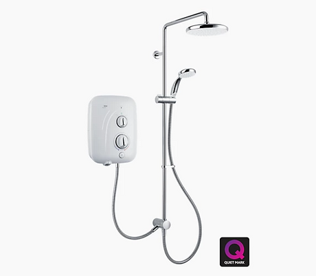 Mira Elite SE Dual 9.8kW Electric Shower - White - 1.1941.003