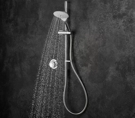 Mira Mode Dual Shower Rear Fed High Pressure Combi - Chrome - 1.1980.005