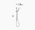 Mira Mode Dual Shower Rear Fed Pumped - Chrome - 1.1980.006