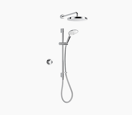 Mira Mode Dual Shower Rear Fed Pumped - Chrome - 1.1980.006