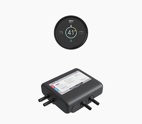Mira Platinum Dual Valve and Controller High Pressure Smart showering - Black - 1.1981.014