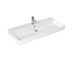 Britton Shoreditch Frame One Tap Hole Basin 1000mm - White Gloss - SHR.019+