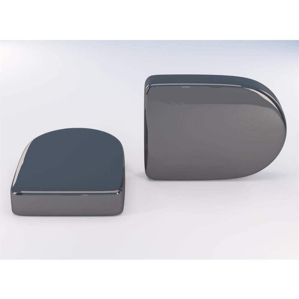 Eastbrook D Shape Vent Caps Pair - Anthracie - 101.0008 - TAP 'N' SHOWER