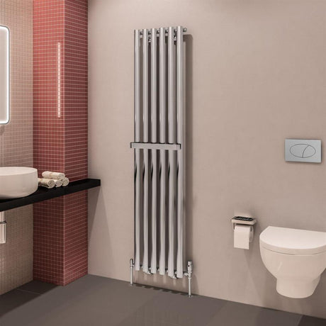 Eastbrook Tunstall Vertical Towel Hanger 420mm - Chrome - 101.0035 - TAP 'N' SHOWER