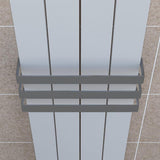 Eastbrook Rosano Triple Flat Style Towel Hanger 280mm - Brushed Stainless Steel - 101.0048 - TAP 'N' SHOWER