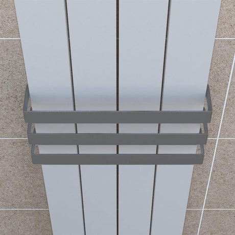 Eastbrook Rosano Triple Flat Style Towel Hanger 280mm - Brushed Stainless Steel - 101.0048 - TAP 'N' SHOWER