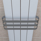 Eastbrook Rosano Triple Curved Style Towel Hanger 280mm - Brushed Stainless Steel - 101.0051 - TAP 'N' SHOWER