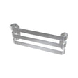 Eastbrook Rosano Triple Curved Style Towel Hanger 470mm - Brushed Stainless Steel - 101.0053 - TAP 'N' SHOWER