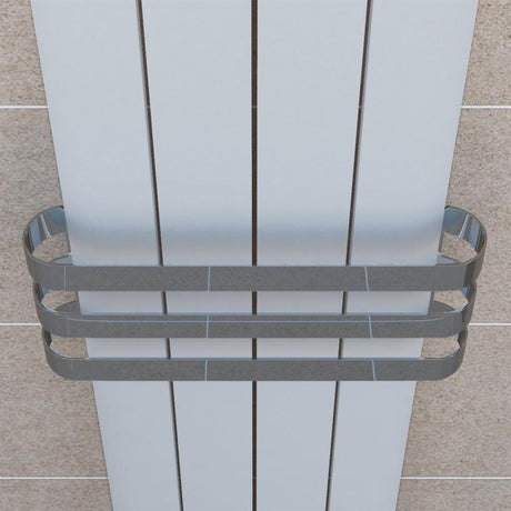 Eastbrook Rosano Triple Curved Style Towel Hanger 280mm - Polished Stainless Steel - 101.0057 - TAP 'N' SHOWER