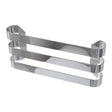 Eastbrook Rosano Triple Curved Style Towel Hanger 375mm - Polished Stainless Steel - 101.0058 - TAP 'N' SHOWER