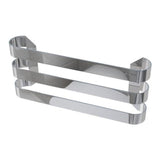 Eastbrook Rosano Triple Curved Style Towel Hanger 375mm - Polished Stainless Steel - 101.0058 - TAP 'N' SHOWER