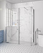 Merlyn 10 Series 800mm Wide Inline Pivot Door Side Panel - Clear Glass -  M10PI2211C