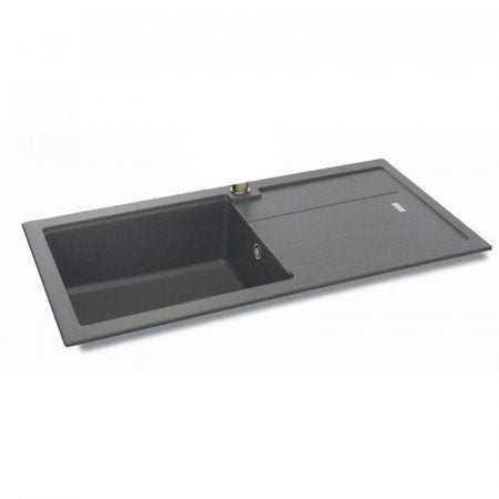 CARRON PHOENIX BALI 105 jet black granite 1 bowl kitchen sink with drainer