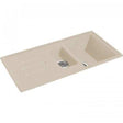CARRON PHOENIX DEBUT 150 champagne granite 1.5 bowl kitchen sink with modern durable design