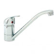 CARRON PHOENIX PURA chrome single lever kitchen tap with long spout and modern design