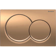 Geberit Alpha01 Round Dual Flush Plate - Red Gold - 115.035.QA.1 - TAP 'N' SHOWER