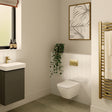 Geberit Alpha01 Round Dual Flush Plate - Brass - 115.035.QE.1 - TAP 'N' SHOWER
