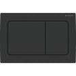 Geberit Alpha01 Square Dual Flush Plate - Matt Black - 115.055.14.1 - TAP 'N' SHOWER