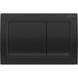 Geberit Alpha01 Square Dual Flush Plate - Black Chrome - 115.055.QC.1 - TAP 'N' SHOWER