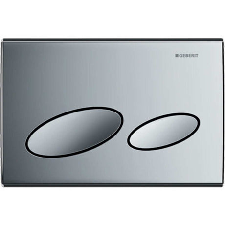 Geberit Kappa20 Modern Dual Flush Plate - Gloss Chrome - 115.228.21.1