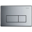 Geberit Kappa50 Modern Dual Flush Plate - Gloss Chrome - 115.260.21.1