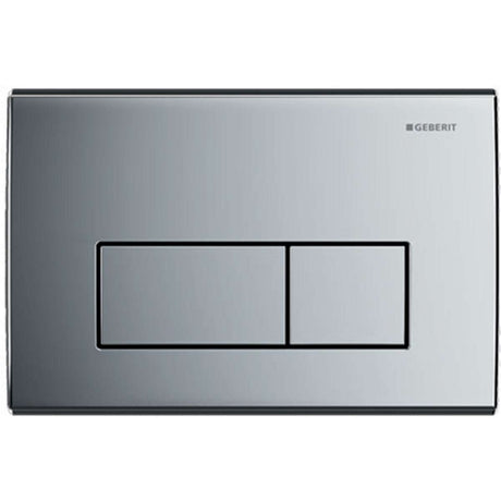 Geberit Kappa50 Modern Dual Flush Plate - Gloss Chrome - 115.260.21.1